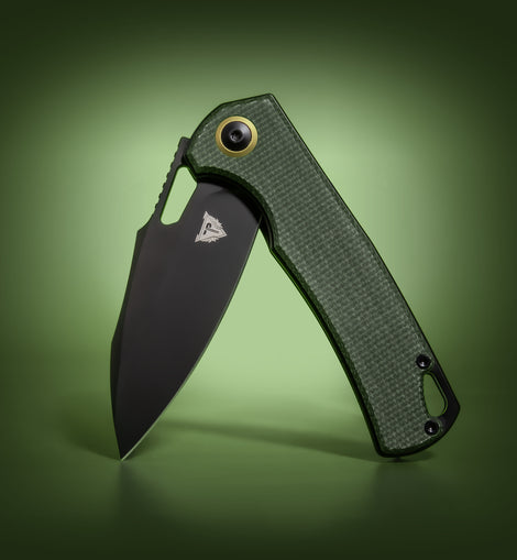 Shadowhawk Green Folding Knife